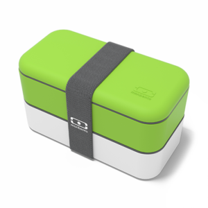 lunch box vert et blanc